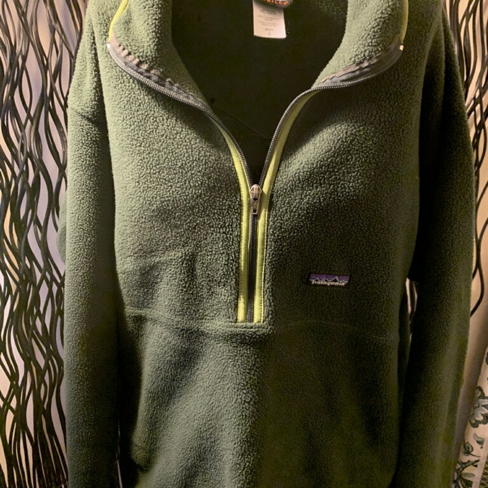 Patagonia Olive Green Mens Pullover